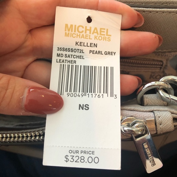 Grey Michael Kors cross body satchel - Picture 5 of 6